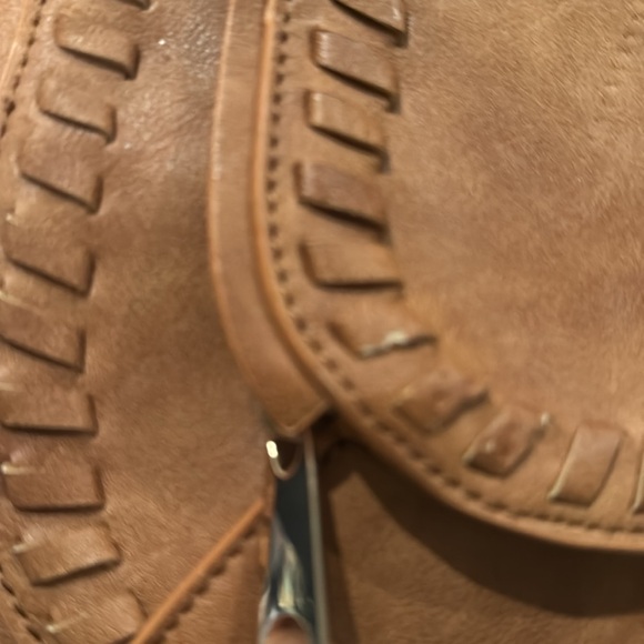 Urban Expressions Lrg Khloe Satchel Crossbody Braided Vegan Leather Western Boho - Picture 3 of 14